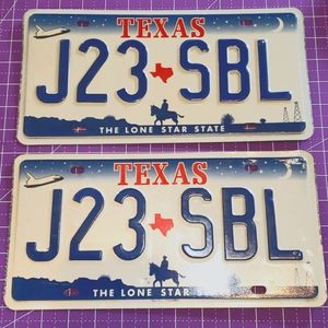 Texas License Plates (2)